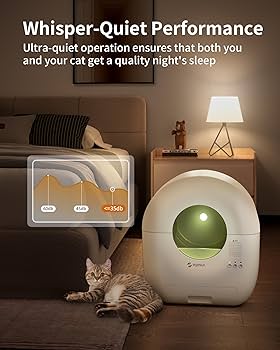 訳あり！　猫 自動トイレ　オシッコが漏れない　スマホ遠隔管理 センサー付き Amazon | Alebert 猫 自動トイレ オシッコが漏れない スマホ遠隔