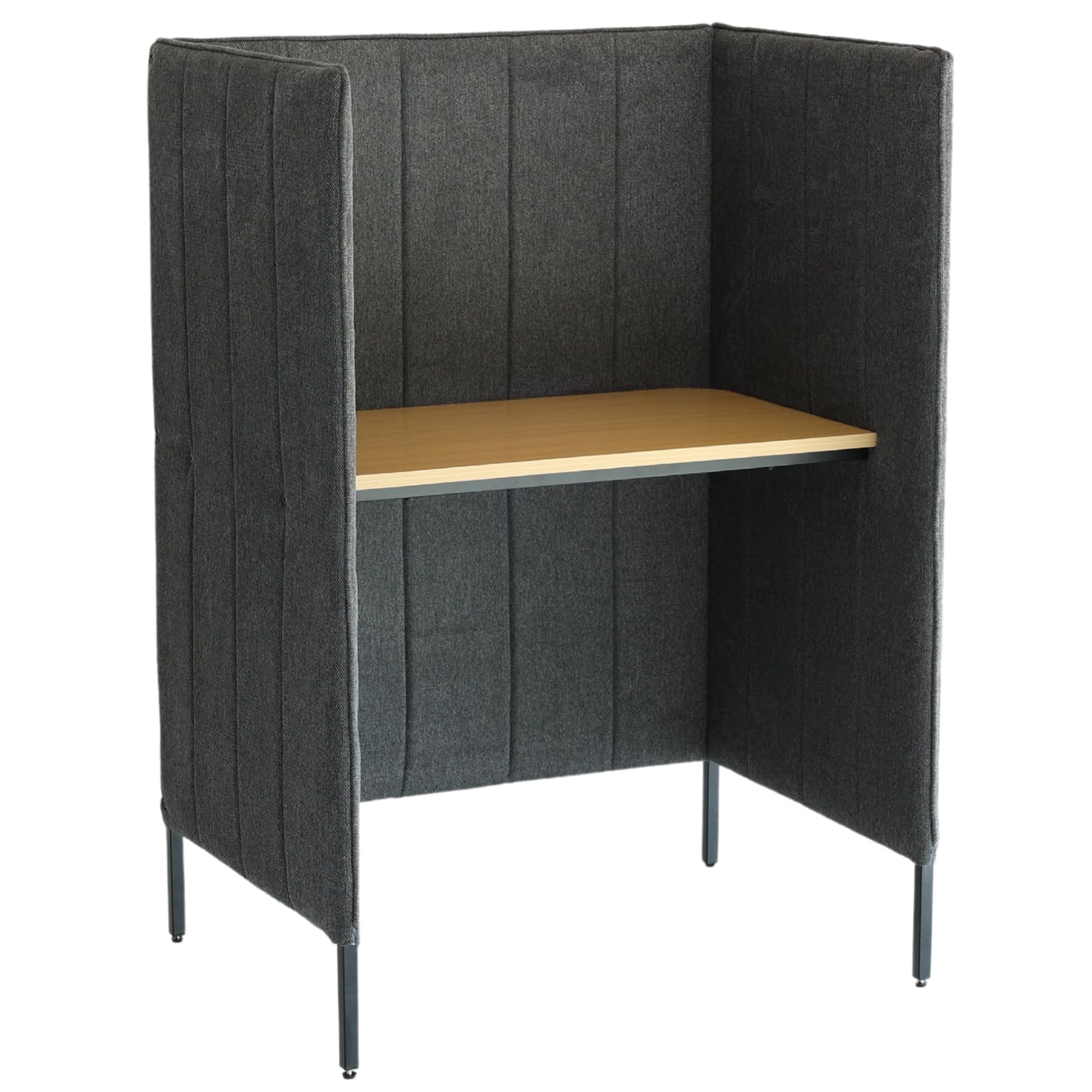市場家具（ICHIBA） デスク sou Desk （SOT-3319BR） Amazon.co.jp: 市場(ICHIBA) ブースデスク 机 Booth Desk グレー 幅88