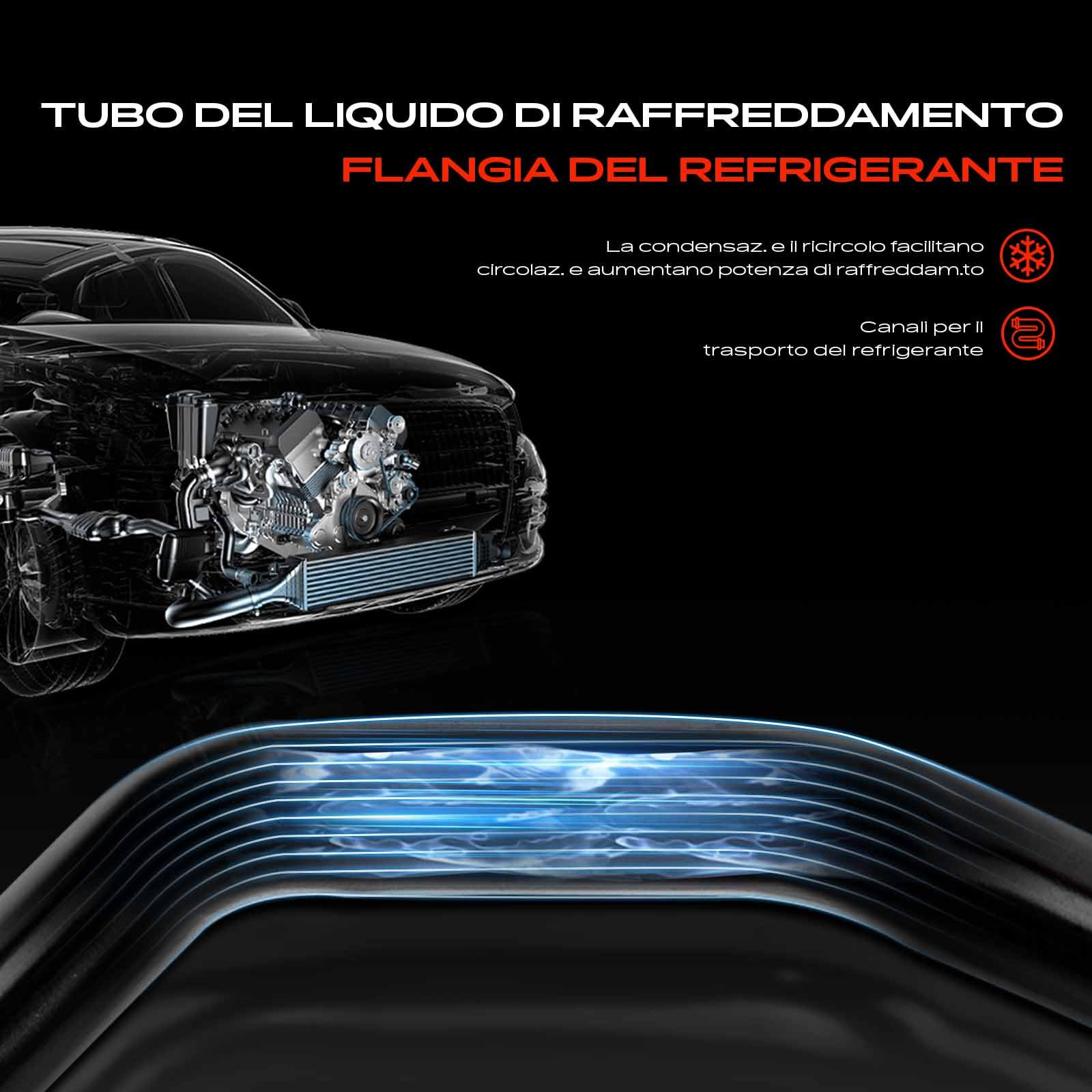 Frankberg Tubo del liquido di raffreddamento tubo del radiatore lato | Compatibile con: Serie 5 E60