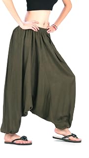 Mens Womens Baggy Lounge Hippie Boho Aladdin Harem Yoga Pants Rayon