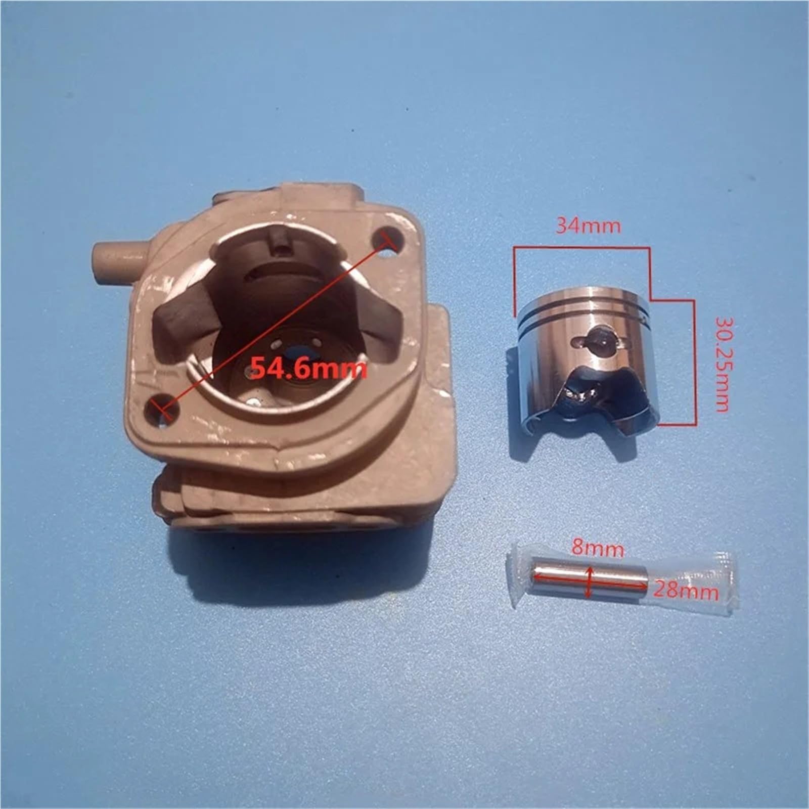 Kit de Juntas de Anillo de pistón cilíndrico 505 04 07-01 for desbrozadora G26L BC2610 226R 226RJ. Piezas de Repuesto