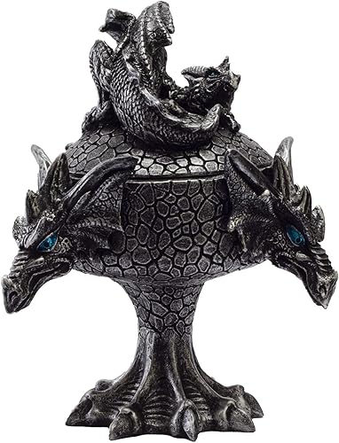 Miniatura 5 de Pacific Giftware Fantasy Myths Legends Dragon Heads Dragón Bebé posado en caja Joyero Caja de joyería Caja de baratijas