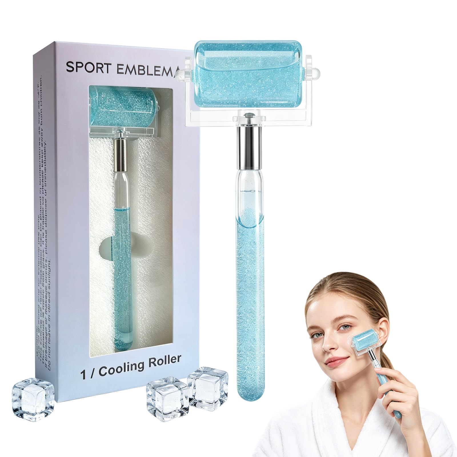Ice Roller for Face and Eye Reduce Puffiness & Soothe Skin