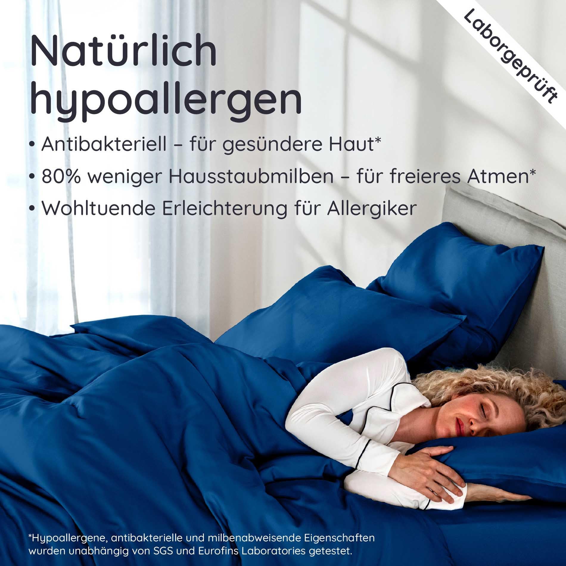 Bambaw Bambus Bettwsche 155 x 220 cm, nachhaltiger Bettbezug aus Bambus,  Bettwsche weich in Hotelqualitt, khlender Bettbezug 155x220 Sommer  (Marineblau) : Amazon.de: Kche, Haushalt & Wohnen