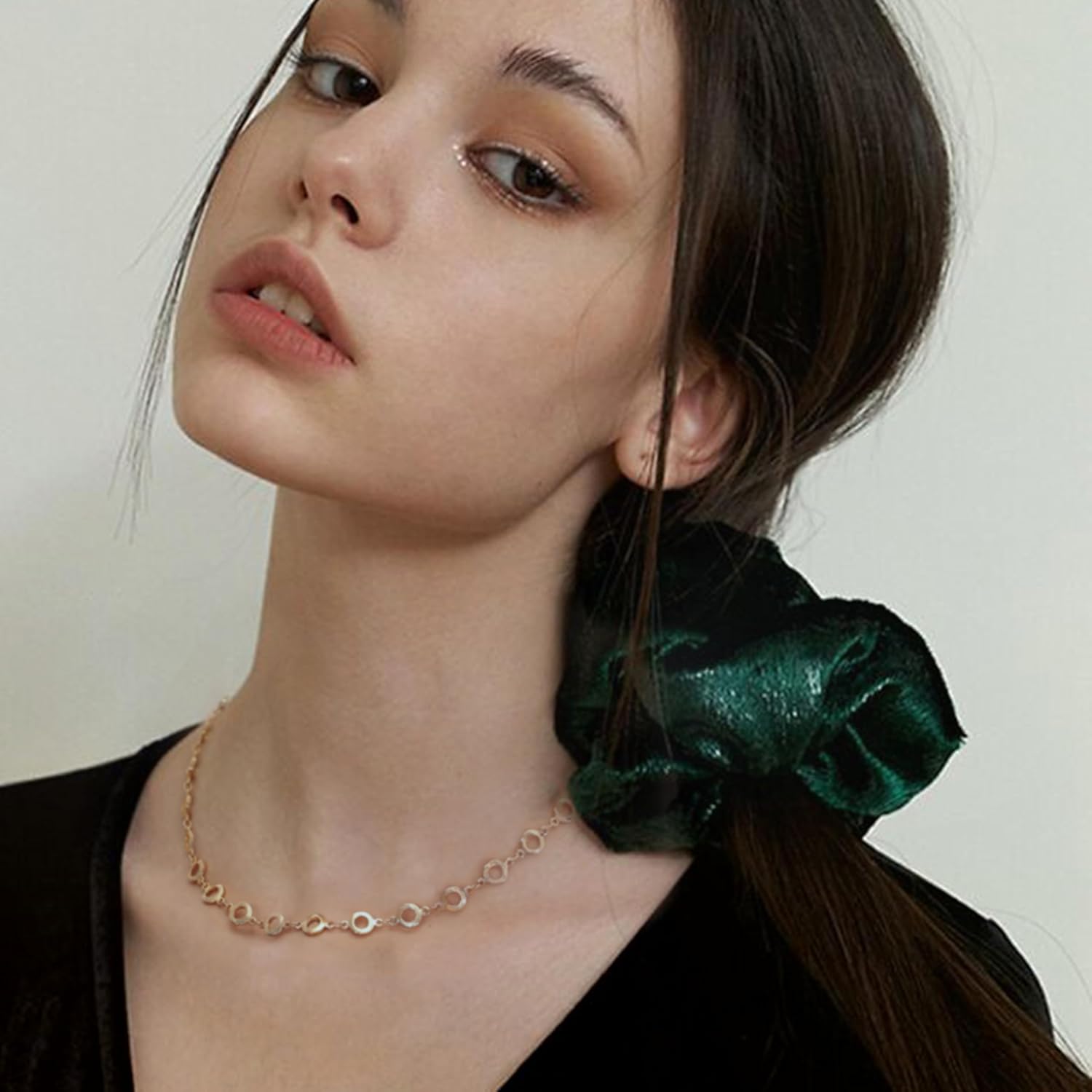 Dainty 18K Gold Plated Chunky Chain Choker for Women Handmade Jewelry - Image 3