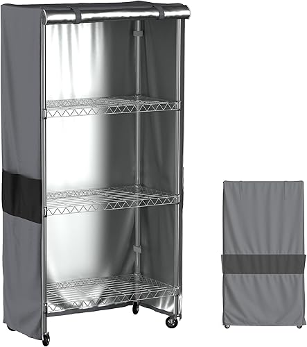 Miniatura 1 de MOLLYAIR Cubierta para estante de alambre, cubierta de estante de almacenamiento utilizada para cubrir artículos diversos, cubierta para estantes de