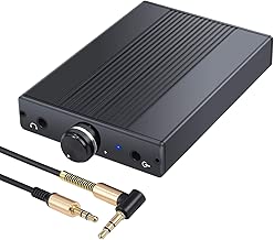 LiNKFOR Portable Headphone Amplifier with 2000mAH Lithium Battery Portable Headphone amp 3.5mm Audio Rechargeble HiFi Earphone Phones Audio Amplifier for MP3 MP4 Phone ipad and Computer - coolthings.us