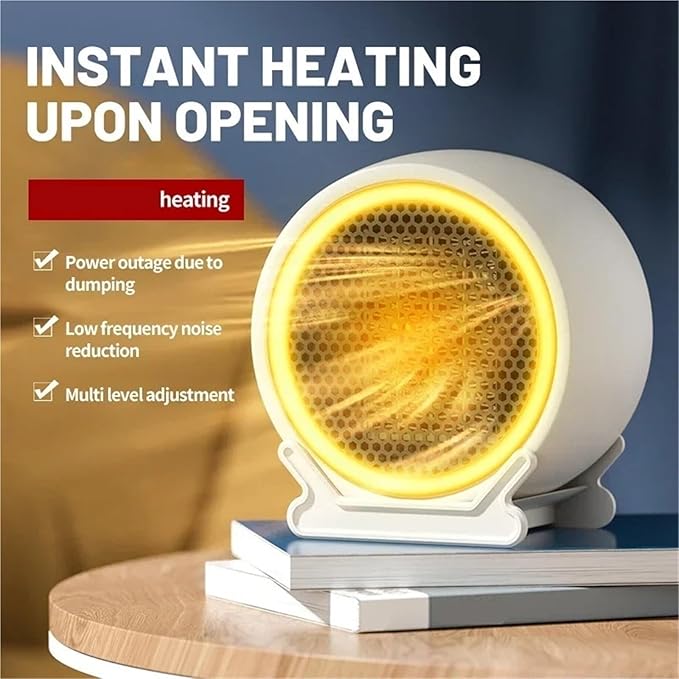 Calefactor Eléctrico Portátil Compacto 1200W con Protección Sobrecarga miniatura 4
