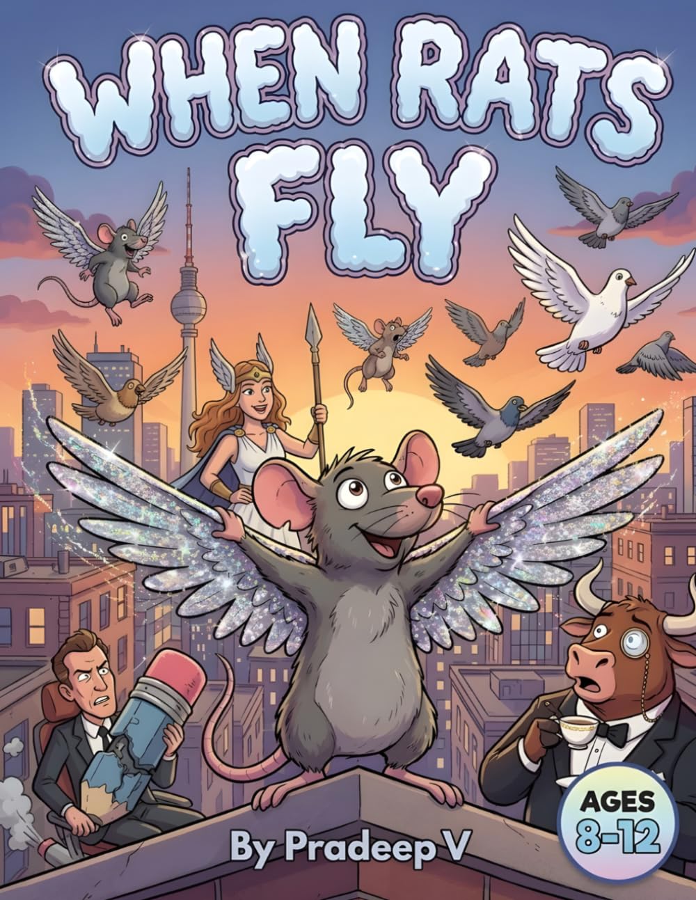 When Rats Fly: A Hilarious Graphic Novel Adventure for Kids Ages 8-12 About Big Dreams, Glittery Wings, and Defying Gravity