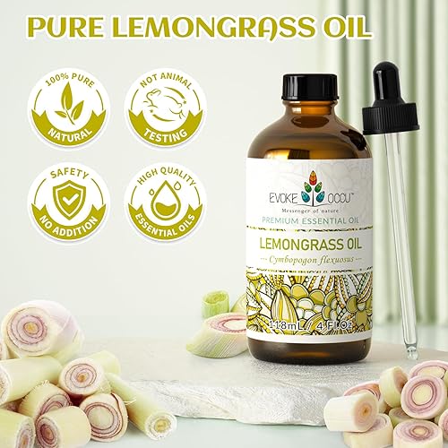 Miniatura 9 de Aceite esencial de citronela de 4 onzas, aceite puro de citronela para difusor, masaje de piel, fabricación de velas, 4 onzas líquidas