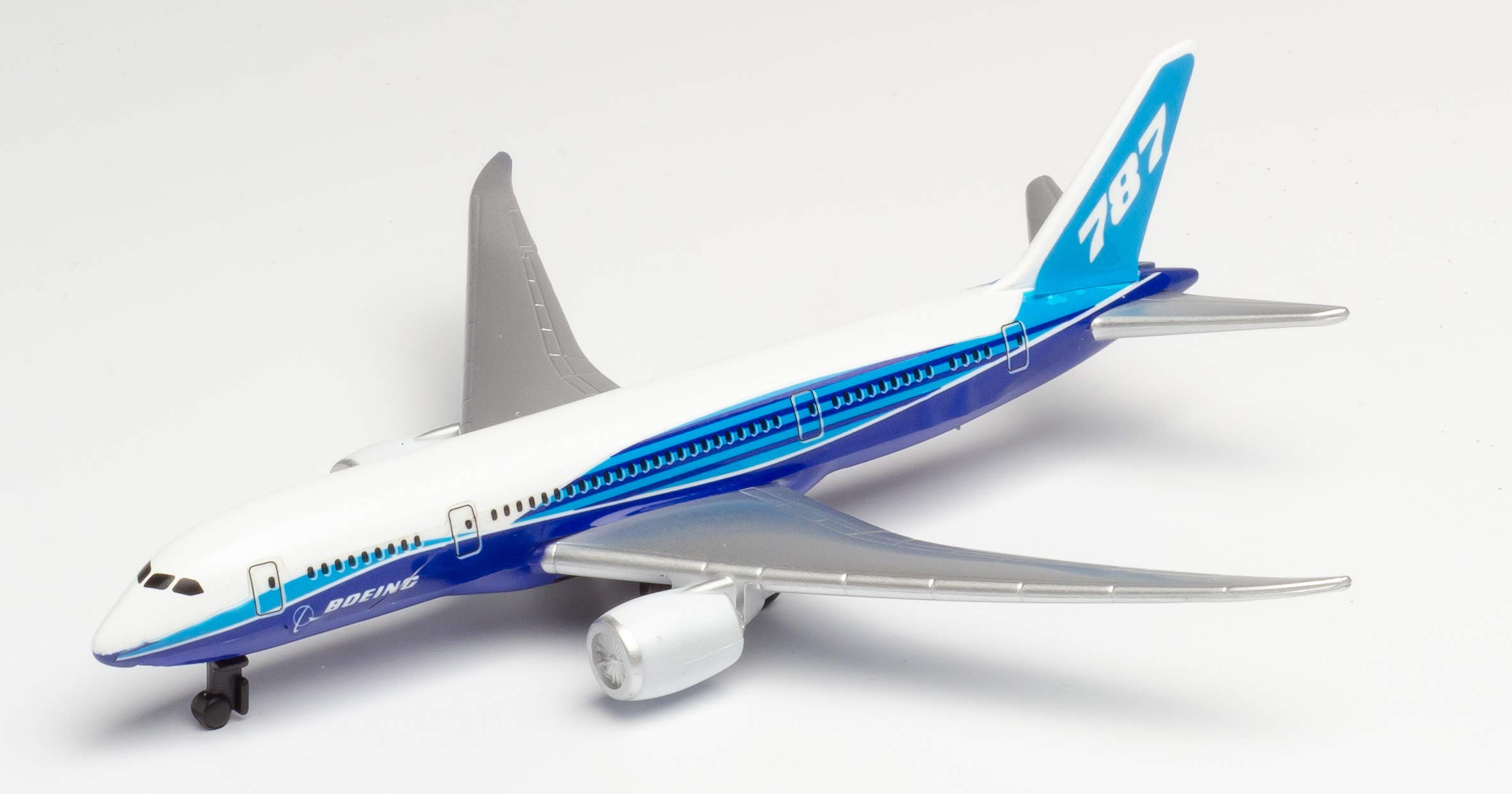 Herpa Toys Single Airplane Boeing B787, aeromodello giocattolo, scala ridotta, collezione, gioco, miniatura in plastica - per bambine di 3 anni!