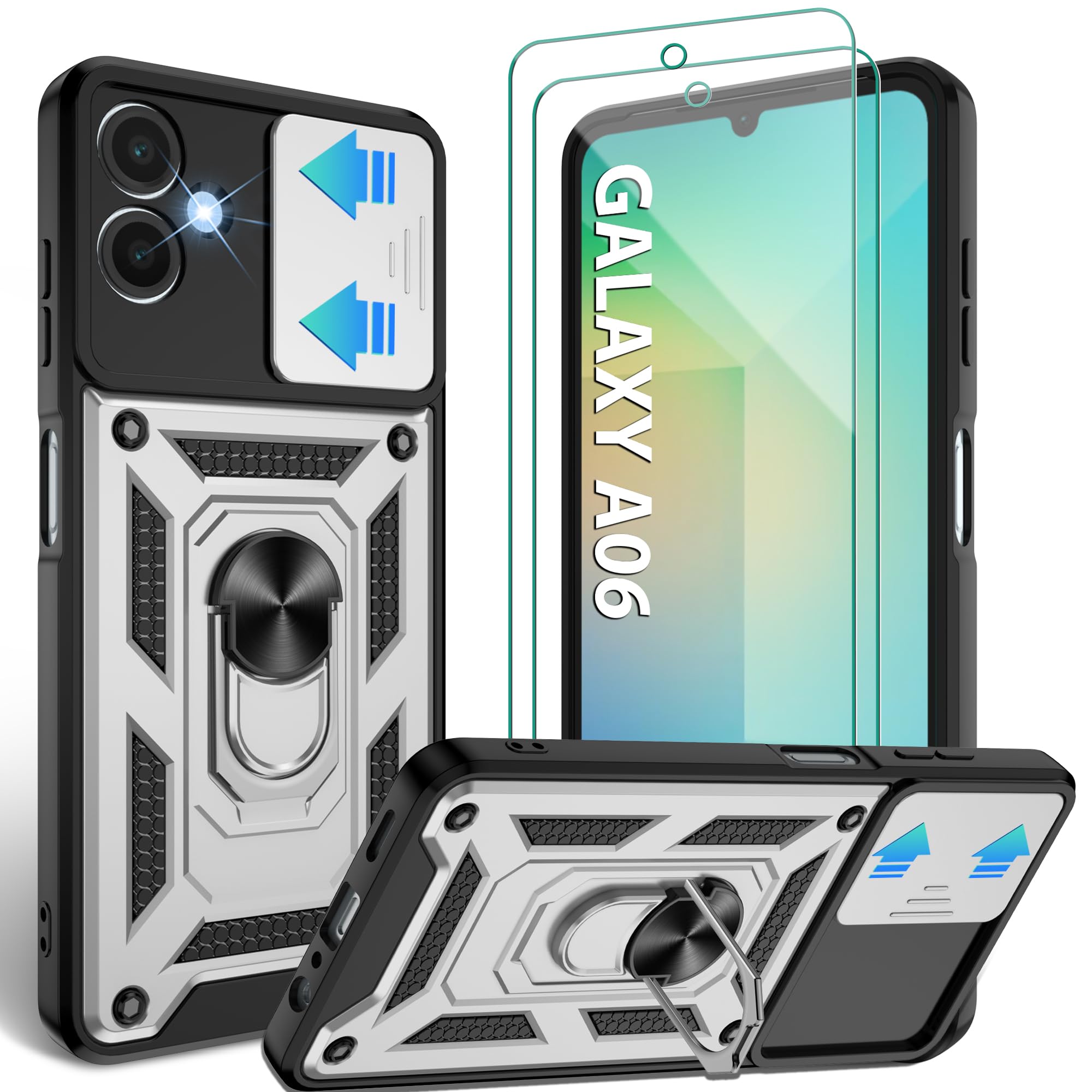 Jshru Handyhülle für Samsung Galaxy S25 Plus Hülle Kamerasch