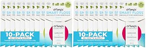 DrTungs Smart Floss - Natural Floss PTFE PFAS Free Floss Gentle on Gums Expands Stretches BPA Free -