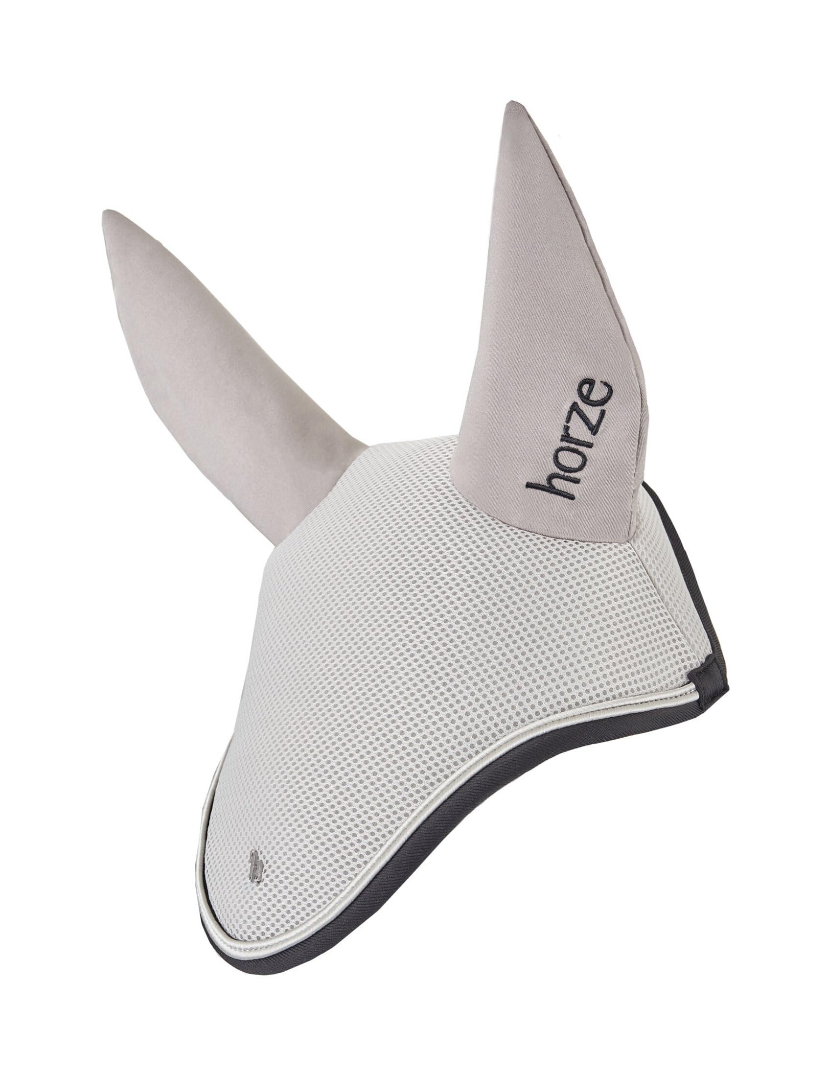 Filet d'oreille en maille Horze Smoky Twilight Air couleur gris silencieux pour cheval