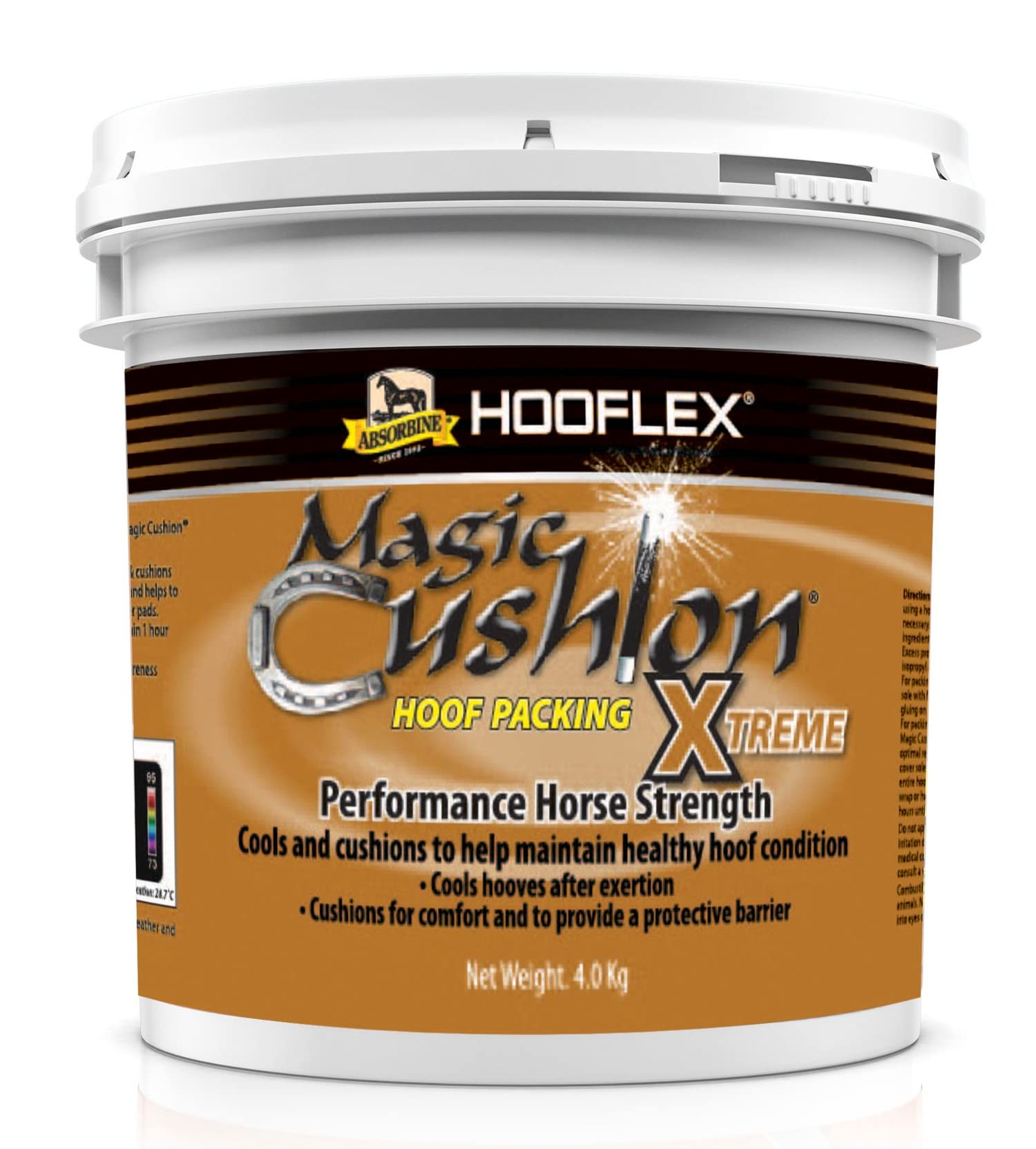 Absorbine Pasta refrescante para aliviar el Dolor del Caballo Magic Cushion Xtreme 4kg