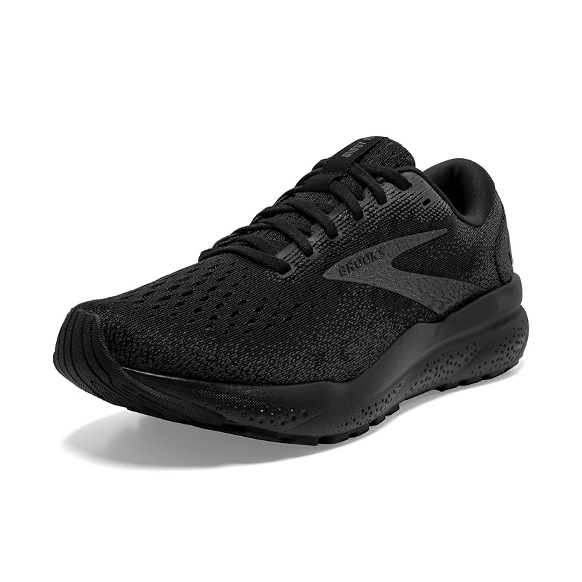 BROOKS Ghost 16, Sneaker Uomo, Nero/Nero/Ebano, 43 EU