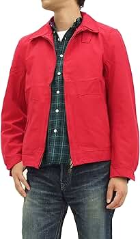 美品 USA製 McGREGOR 50s復刻 ドリズラー ジャケット S〜M 赤 Amazon