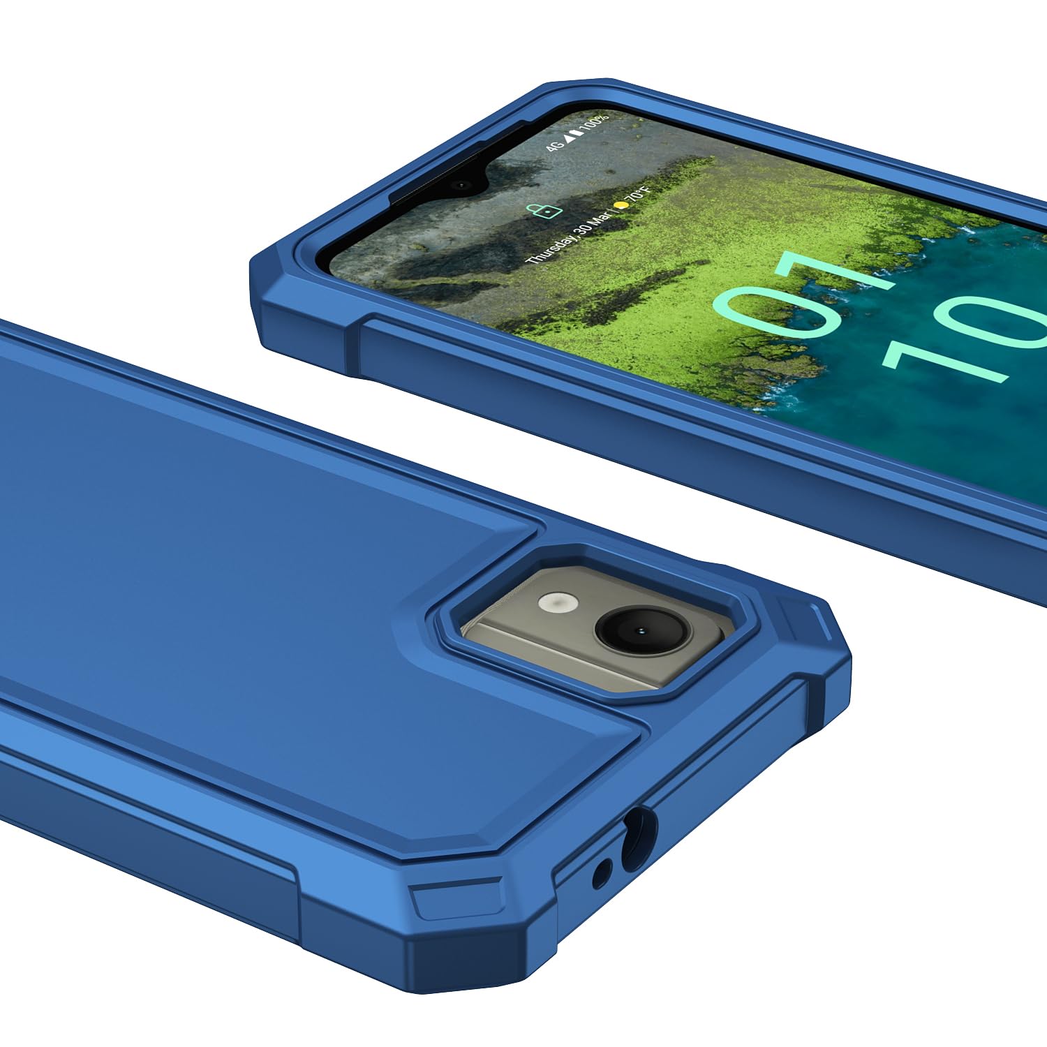 Amazon.com: Aulzaju Case for Nokia C110 with Screen Protector - Full Body Heavy Duty Protection, Frosted PC Back, Soft Raised TPU Edge Bumper Cover, Blue : Cell Phones & Accessories Amazon.com: Aulzaju Case for Nokia C110 with Screen Protector - Full Body Heavy Duty Protection, Frosted PC Back, Soft Raised TPU Edge Bumper Cover, Blue : Cell Phones & Accessories