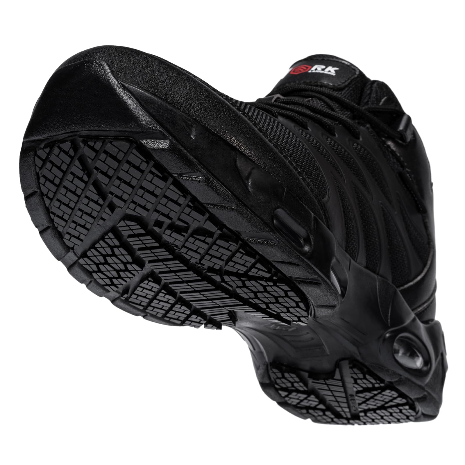 LARNMERN Bottes de Travail Moto Homme Chaussures Imperméables Antidérapante Randonnée Agent de Sécurité