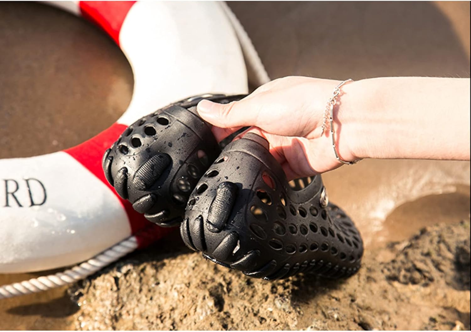 [スタジオ] サンダル エアウォーク メンズ シャワーサンダル スポーツ プール 旅行 海水浴 ビーチ リゾート プール 運動 つっかけ サンダル スリッパ 2way 屈曲性 脱ぎ履き簡単 室内 オフィス 外出 涼しい 夏 会社 立ち仕事