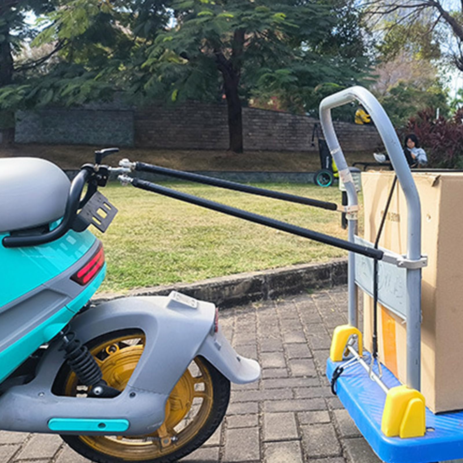 Road Trip Fahrradanhänger Anschlüsse, zuverlässige Fahrradanhänger Stange, Abschleppstange für Bequeme Lagerung, einfach zu installierender Adapter