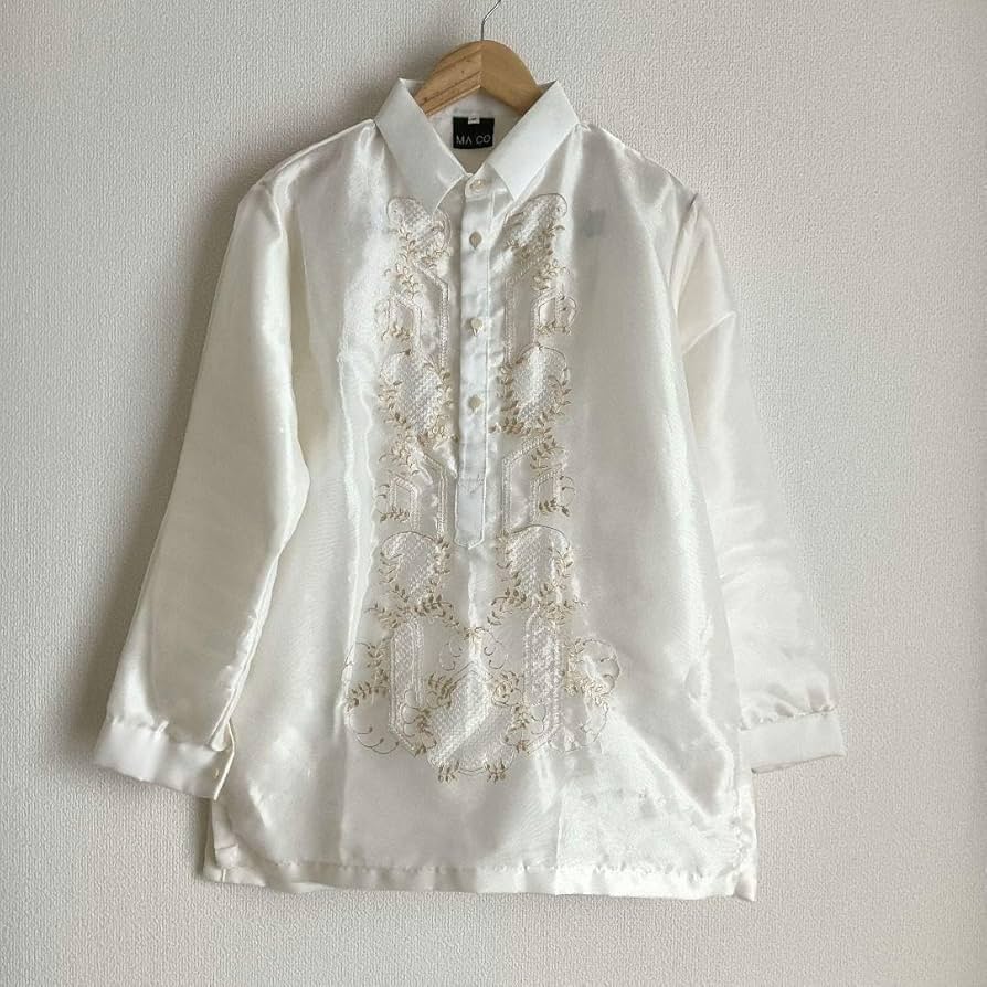 Amazon.co.jp: バロンタガログ フィリピン民族衣装 正装用シャツ