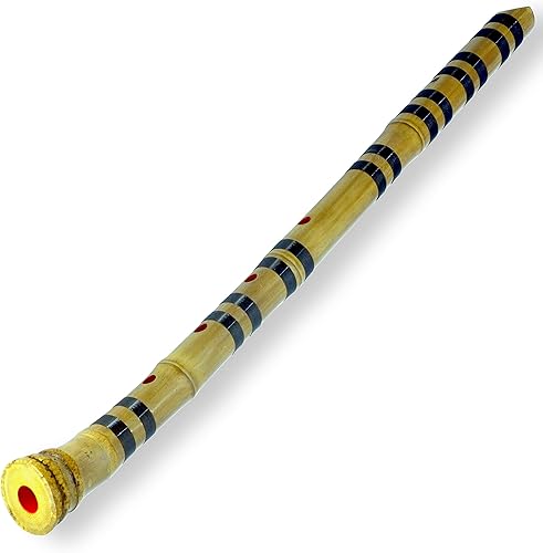 Miniatura 27 de Flauta pentatónica japonesa Zen Shakuhachi con raíz de campana natural. KINKO-ryu de 1.8 pies. Calidad profesional, toca todas las ocatavas. Bueno