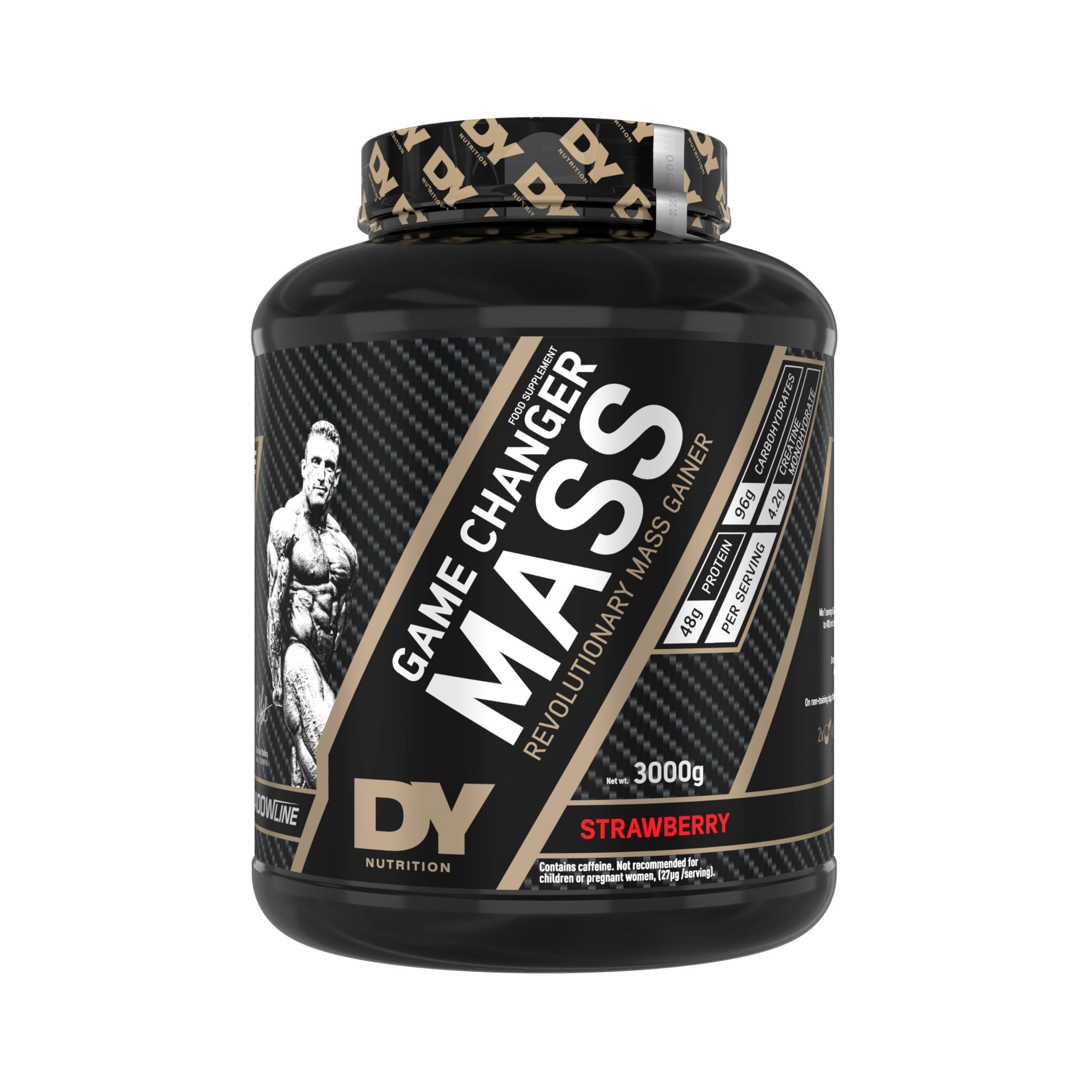Dorian Yates Nutrition Game Changer Mass (3000g) Strawberry - Przyrost masy ciała - Z kreatyną