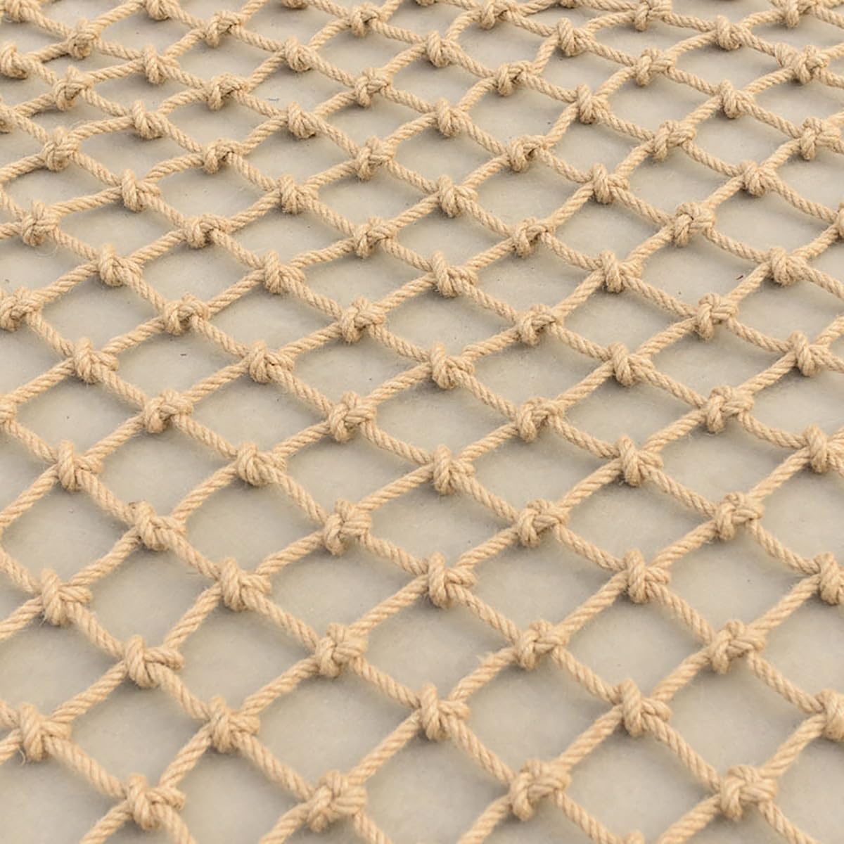 Lot de 3 filets de soutien biodégradables en jute pour plantes grimpantes - Tissé à la main - Respectueux de l'environnement