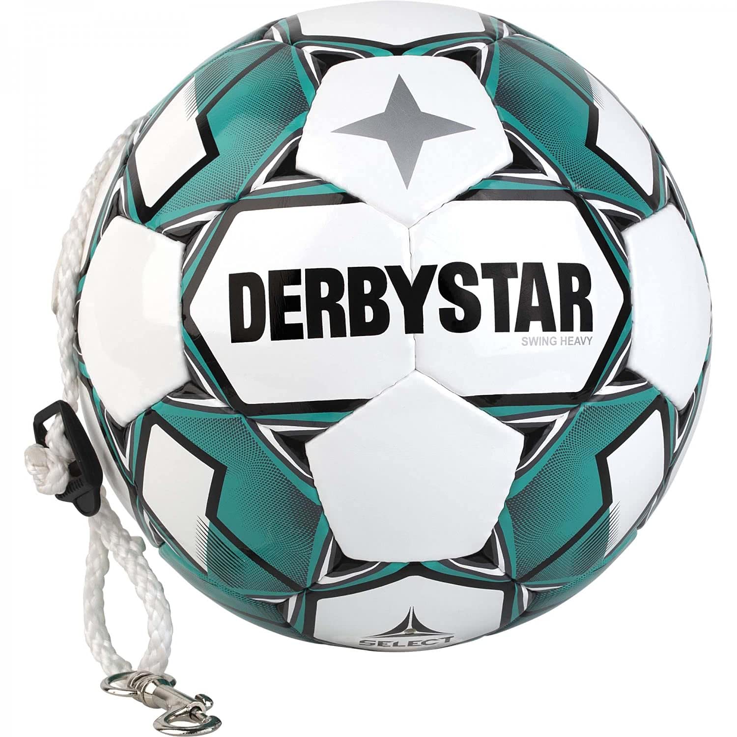 Derbystar Swing Heavy fútbol, Adultos Unisex, Blanco Turquesa, 5