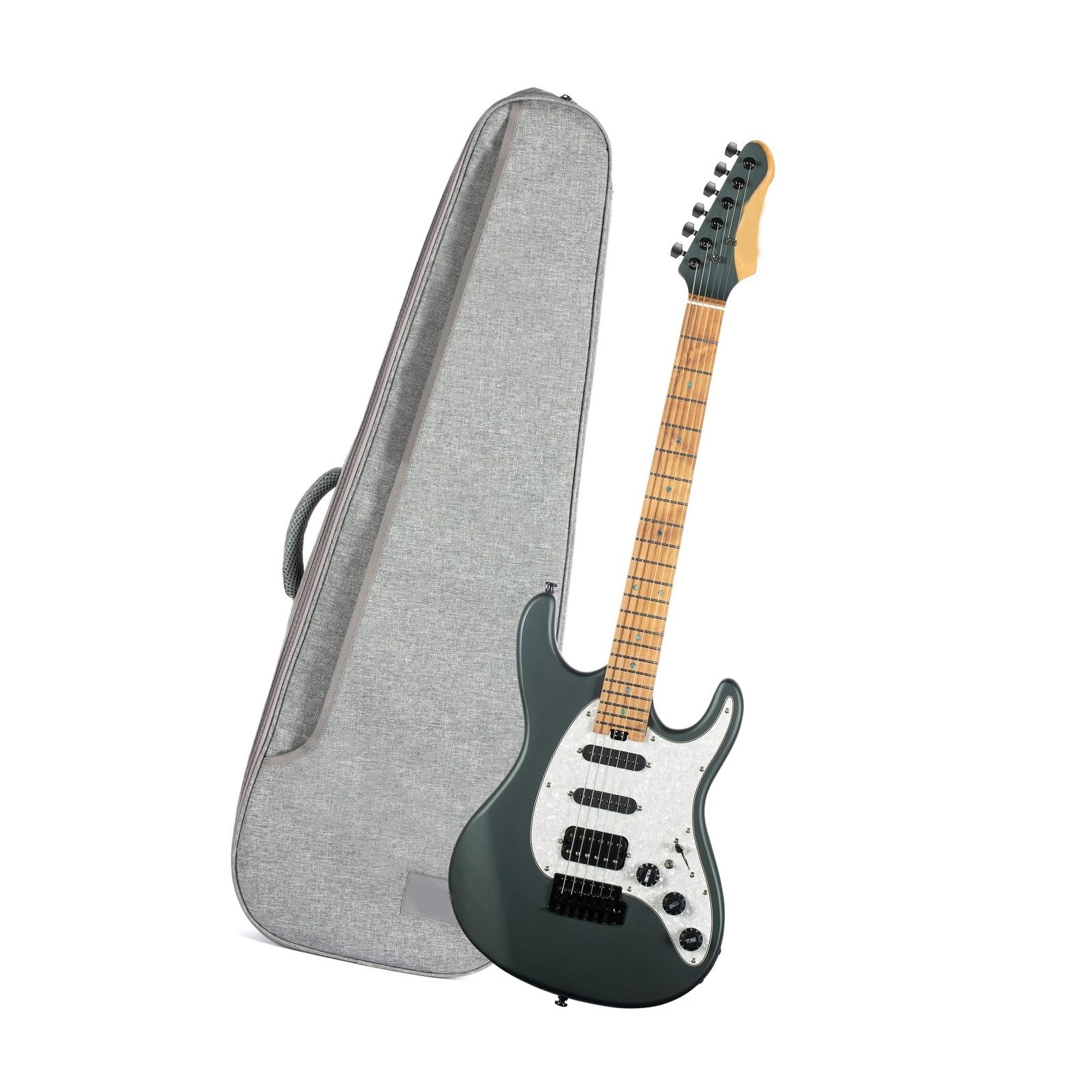 Gitary Elektryczne Pełnowymiarowe Klasyczna Gitara Elektryczna SSH Professional Grade Z Pokrowcem
