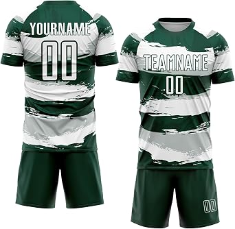 Custom Soccer Jerseys Men Women Youth Personalized Soccer Shirts Shorts Sports Uniform Set Printed Name Number Logo