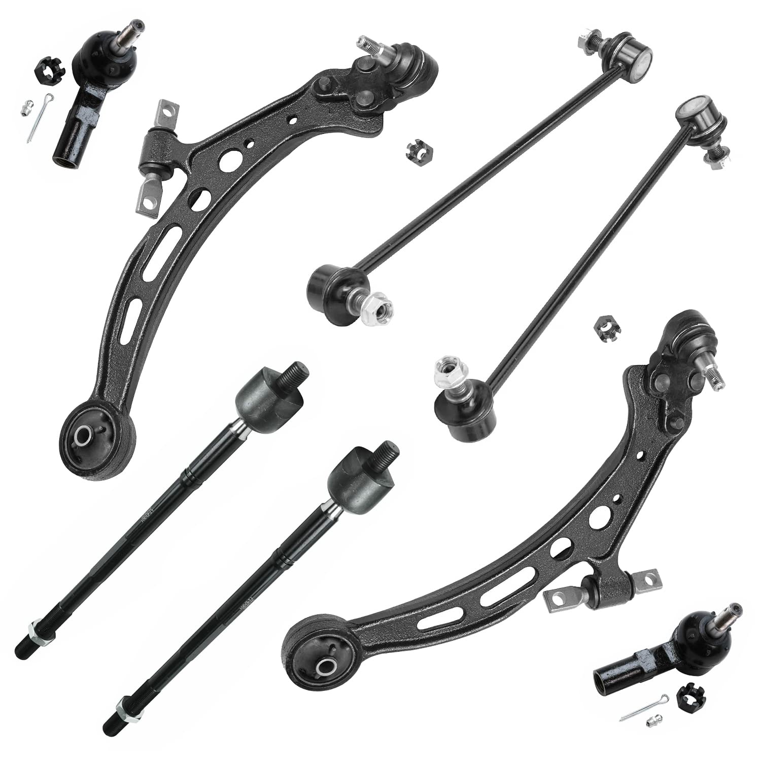 Detroit Axle - 8pc Front End Suspension Kit for 1997-2001 Toyota Camry