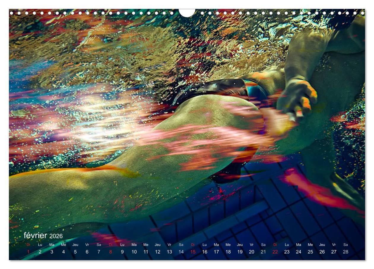 AQUAPASSION (Calendrier mural 2026 DIN A3 vertical), CALVENDO calendrier mensuel: Une année remplie d'eau et de plaisir