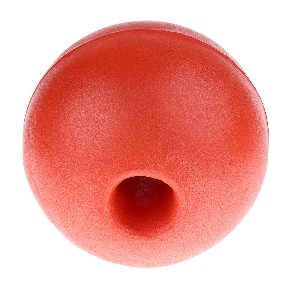LOVIVER PVC Rope Floats for Pools, Fishing Nets, Ski Ropes, Anchor Lines, Marker Buoys, Swimming Lanes, Red, 15x15cm