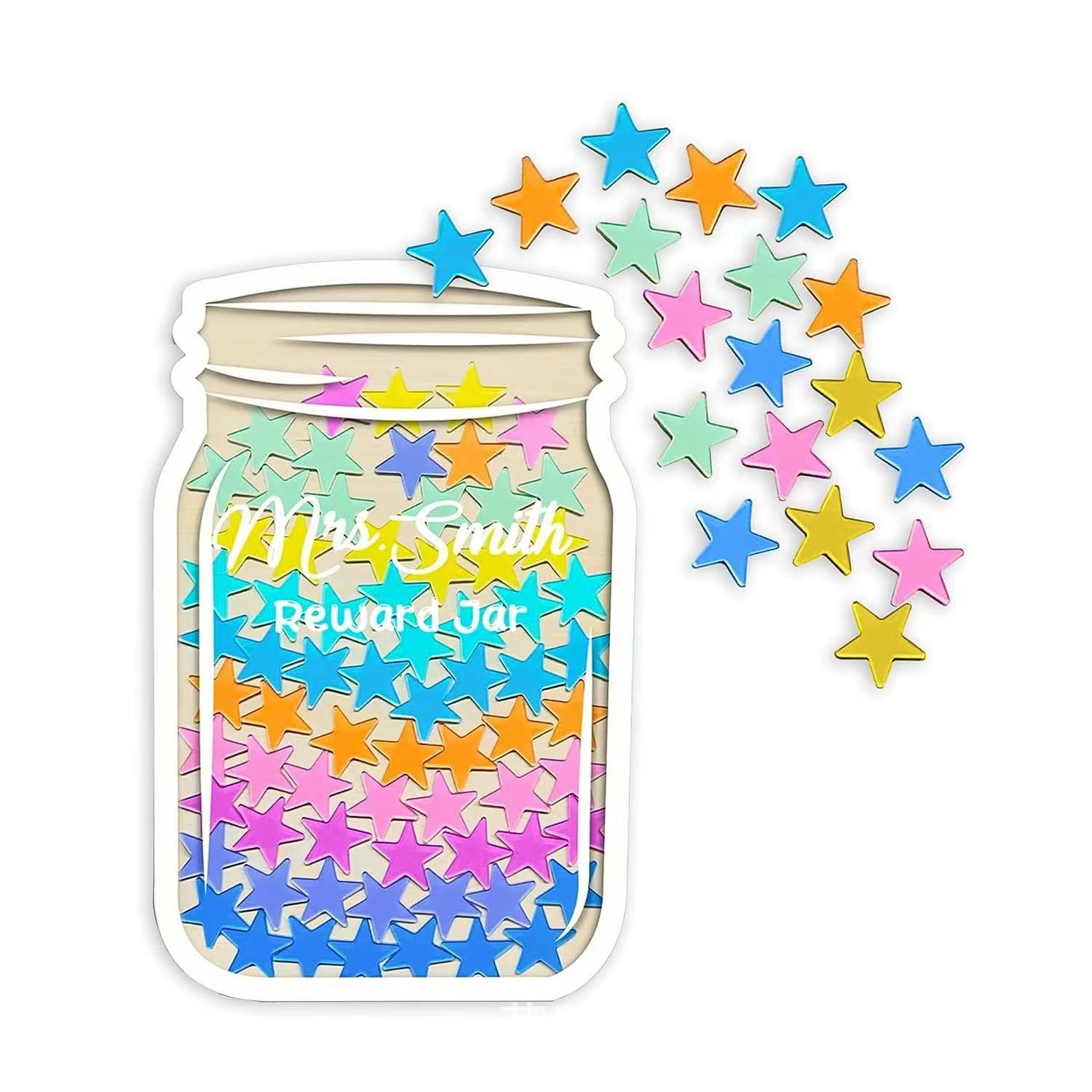 Potty Training Chart For Boys Kids Reward Jar - Wood Positive Behavior ...