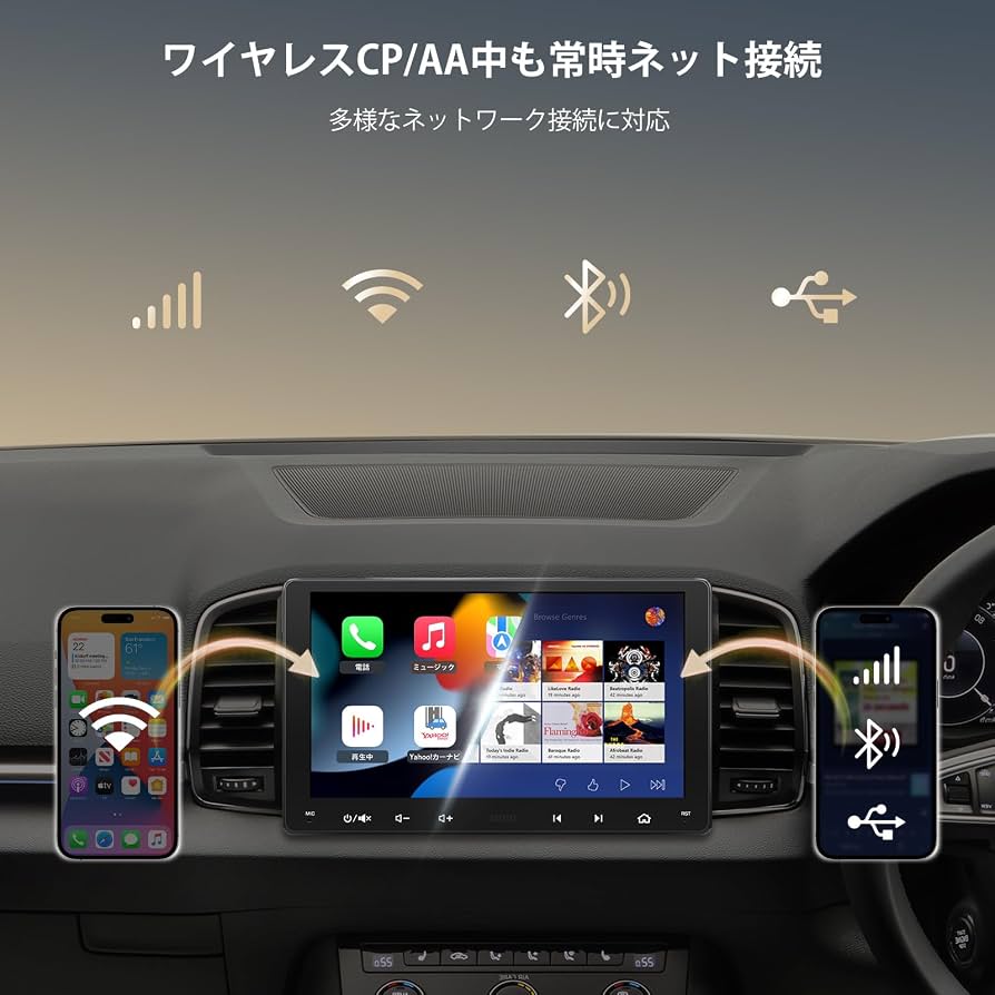 Amazon.co.jp: ATOTOMOVE S8 Gen3 8コア 9インチ QLEDタッチスクリーン