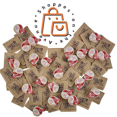 Coffee Mate Creamer and Sugar in the Raw Bundle - 24 cremas individuales de café 50 paquetes de azúcar cruda, así como 6 cucharas desechables