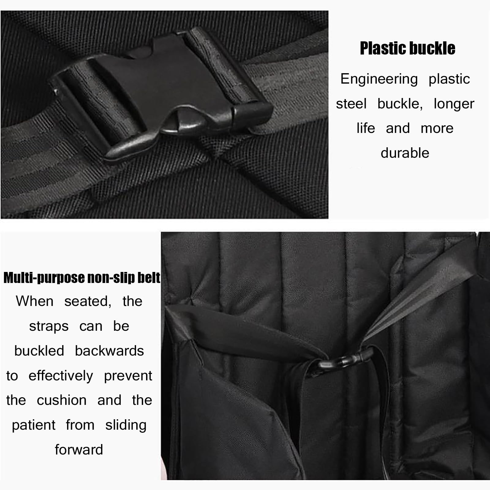 Pedane per Scale, Cintura di Trasferimento per Sedia a Rotelle, Design a Doppia Maniglia, Cinghia Antiscivolo Multiuso, Tessuto Oxford in PVC Impermeabile, per Disabilità degli Arti Inferiori e Pazi