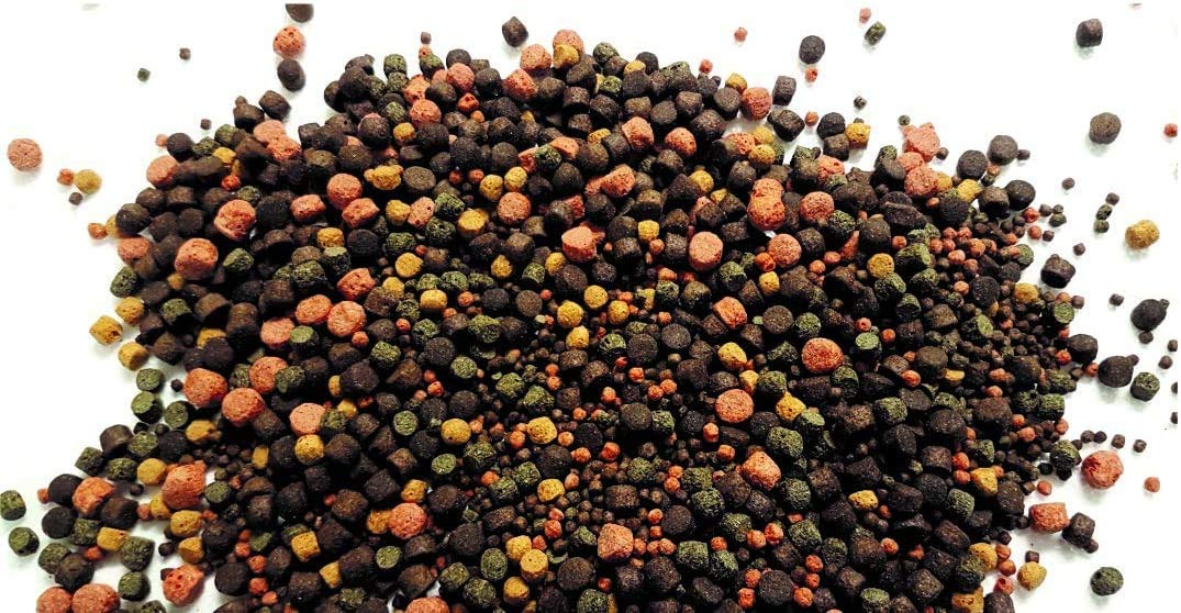 Koifutter 3-6 mm 5 Sorten 15 kg, Fischfutter für Kois, Koipellet für kleine und große Kois, Spezialmischung, Teichfutter