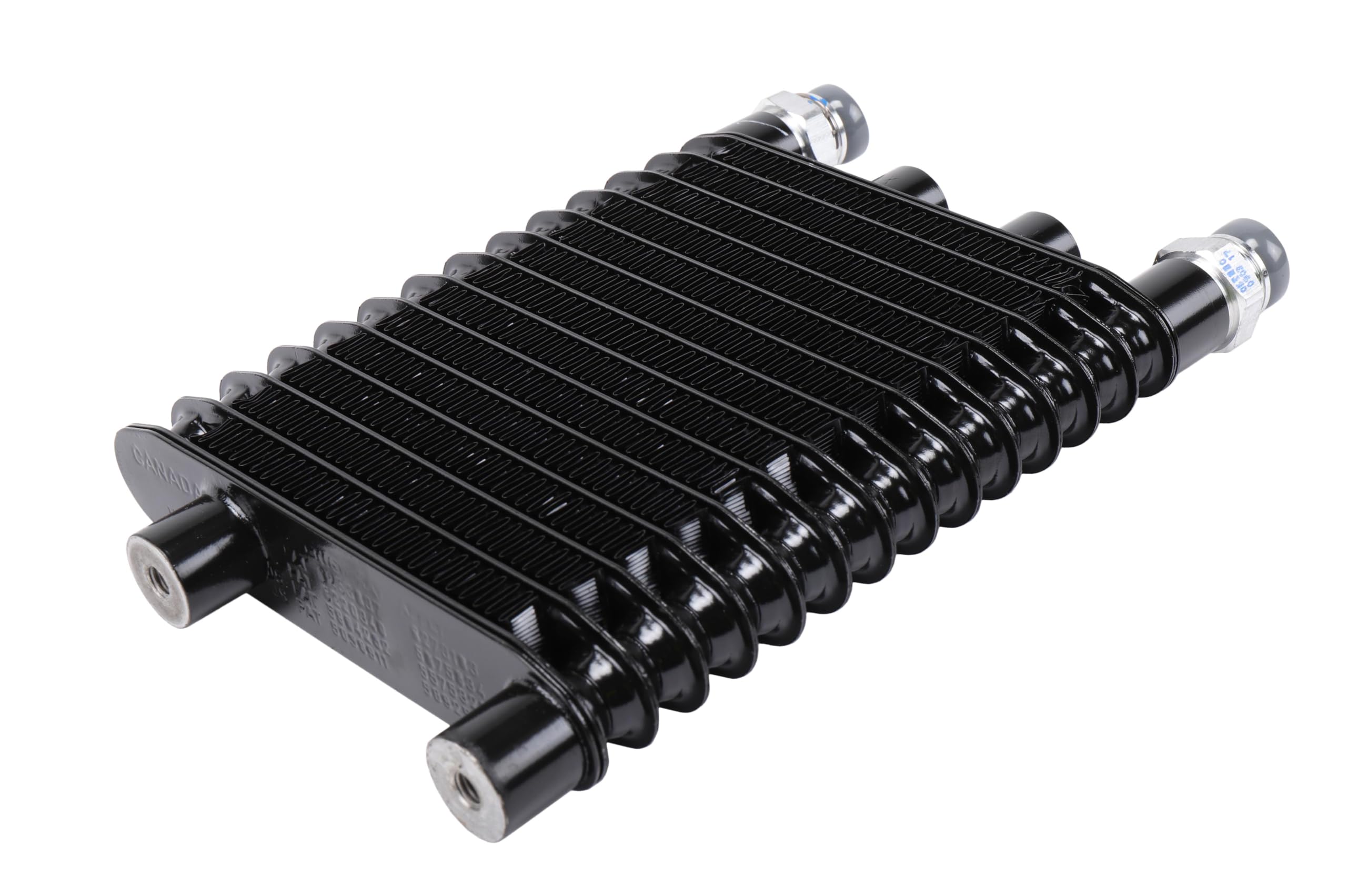 Derale 51608 16 Row Core Stacked Plate Cooler Kit , Black