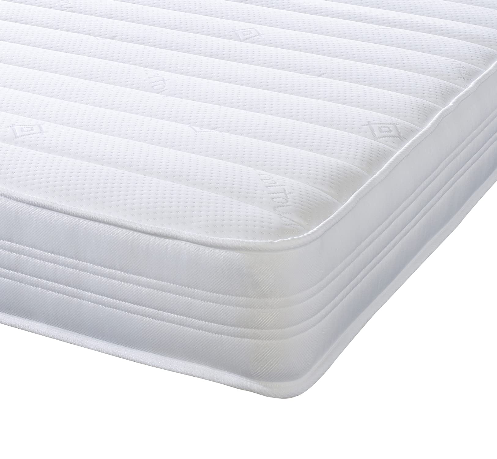 eXtreme comfort ltd Sirocco Hybrid White Small Single Mattress (75x190cm) | Memory Foam & Open Coil Spring | Airflow Breathable Cover | Medium Firm Comfort Support | 18cm Deep Value Mattress | UK Made