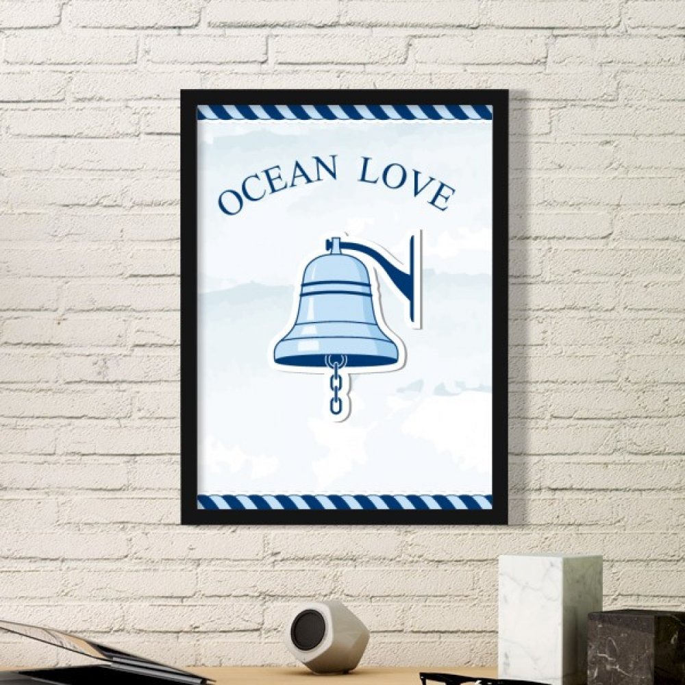 Cadre photo bois océan amour mer petit format idée cadeau