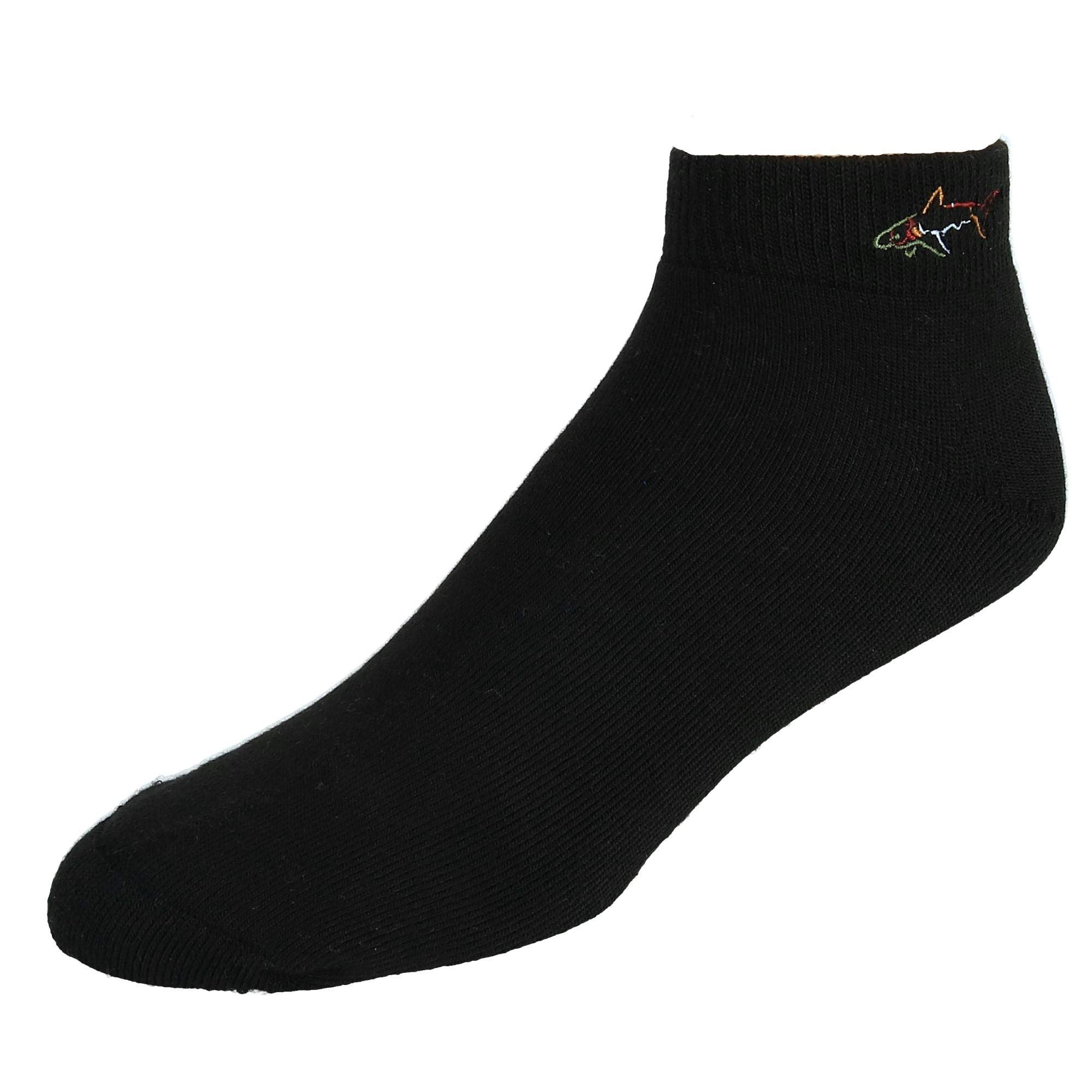 Greg Norman Mens 3-Pair Performance Comfort Socks for Golf