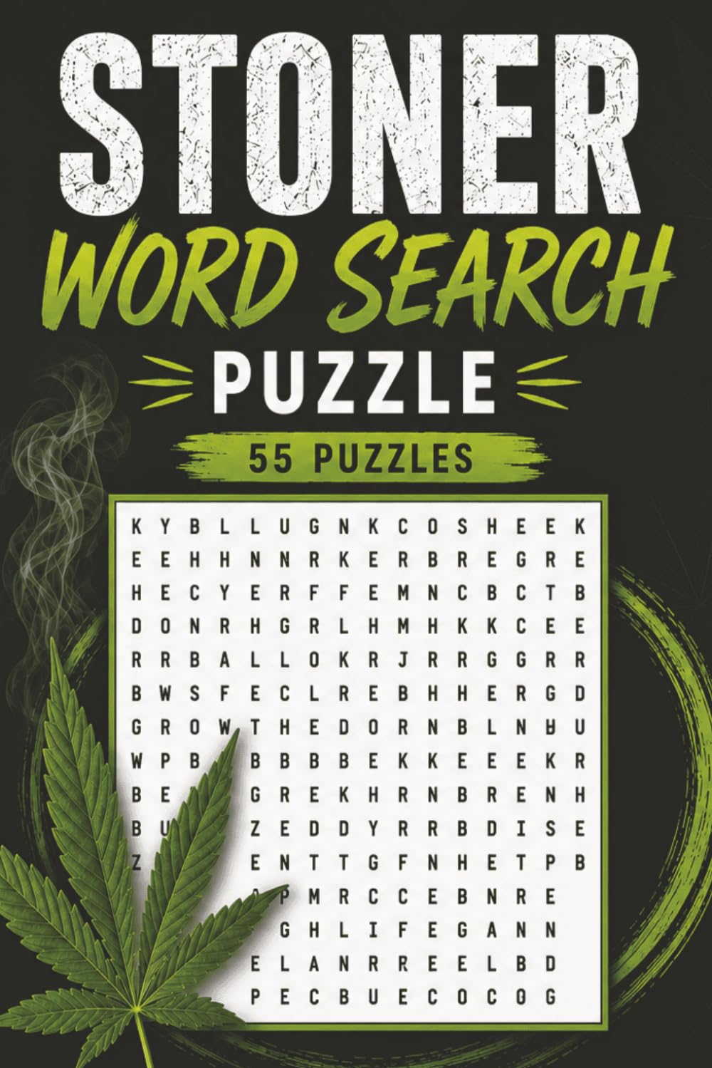 Stoner Word Search Puzzle: 55 Puzzles Word Search about Stoner and More | 6x9 inches, 110 pages | Gift for Stoner, 420 & Cannabis Lover