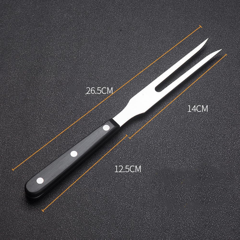 2 PCS Tenedor para Trinchar,Tenedor de Barbacoa de Acero Inoxidable,Tenedor de Acero Inoxidable Barbacoa,Tenedor de Carne Acero Inoxidable