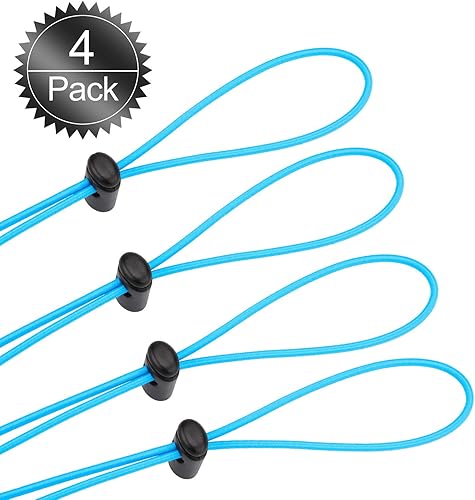 Miniatura 17 de Kit de Correa Bungee para Gafas de Natación Oumers, Correas para Gafas de Natación con Extremo Cónico Negro