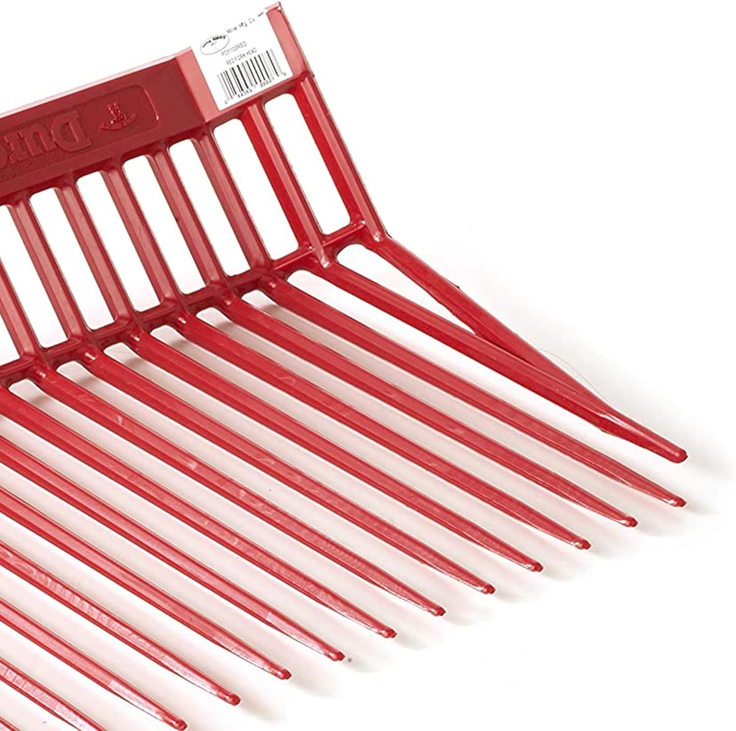 Little Giant® PDF103RED 13 Inch DuraFork Polycarbonate Attachable Pitchfork Tool Replacement Head with Angled Tines, Red (4 Pack)