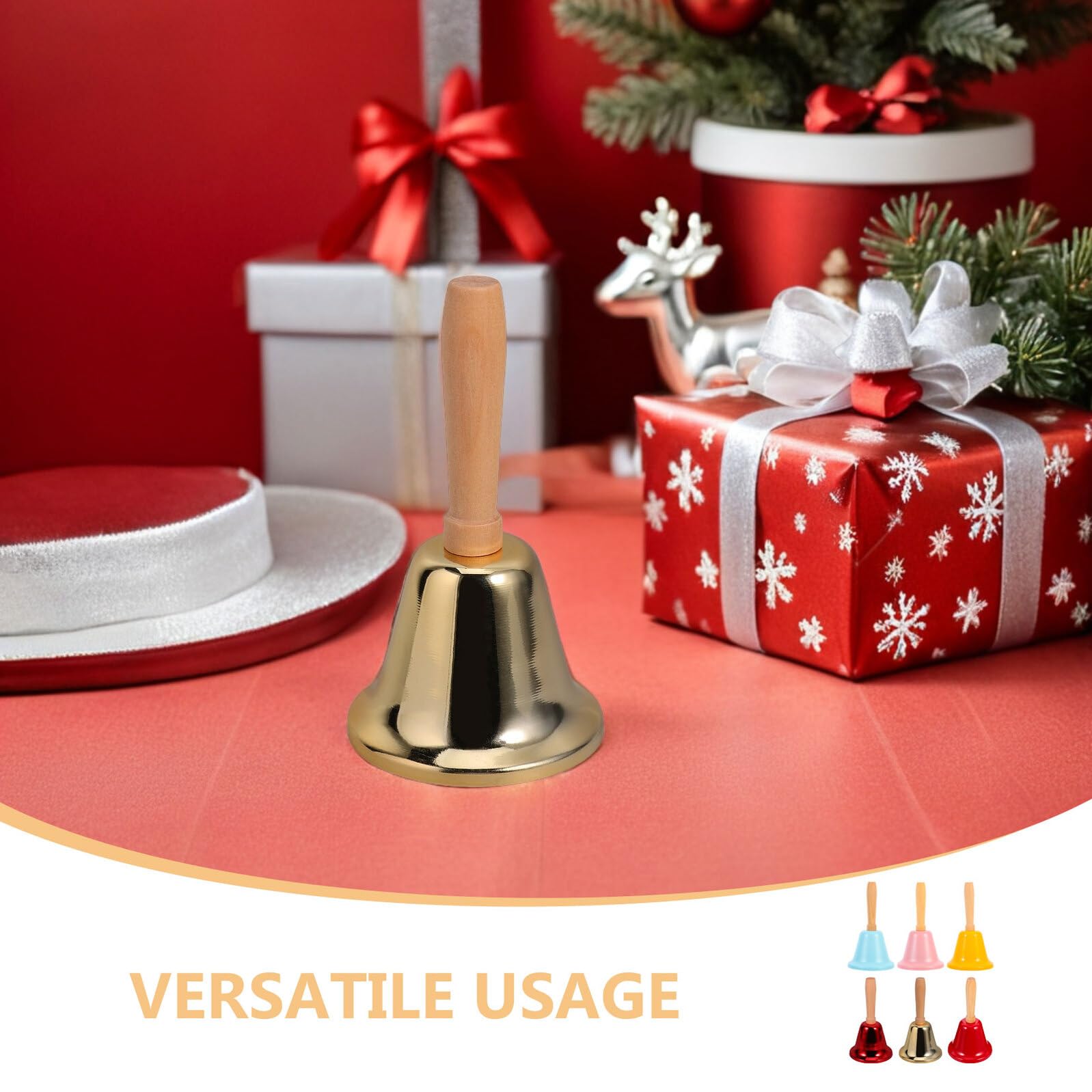 24 Pezzi Campanello Portatile Bomboniere Per Le Feste Di Natale Campana Di Meditazione Piccolo Campanello Campana Di Classe Campane Festive