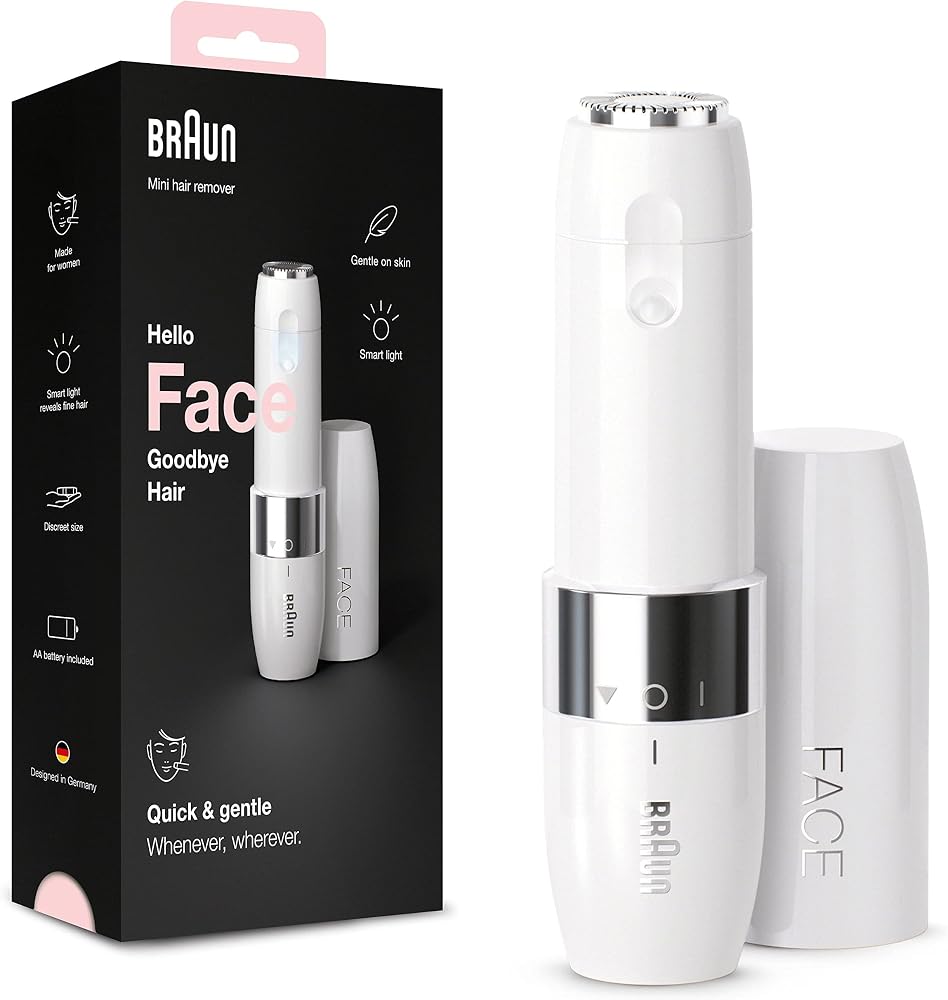 Braun Rasoir Visage Electrique Pour Femme Face Mini FS1000 Blanc